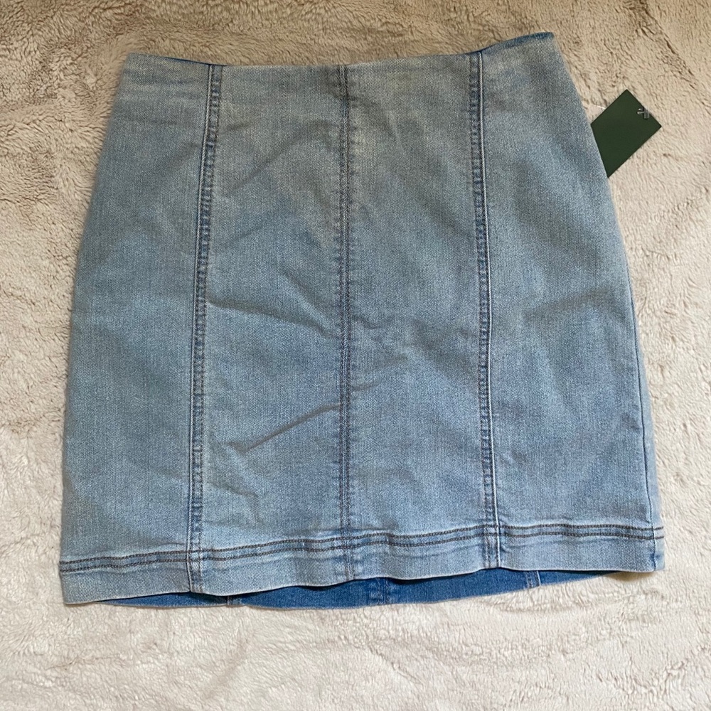 Denim Mini Skirt